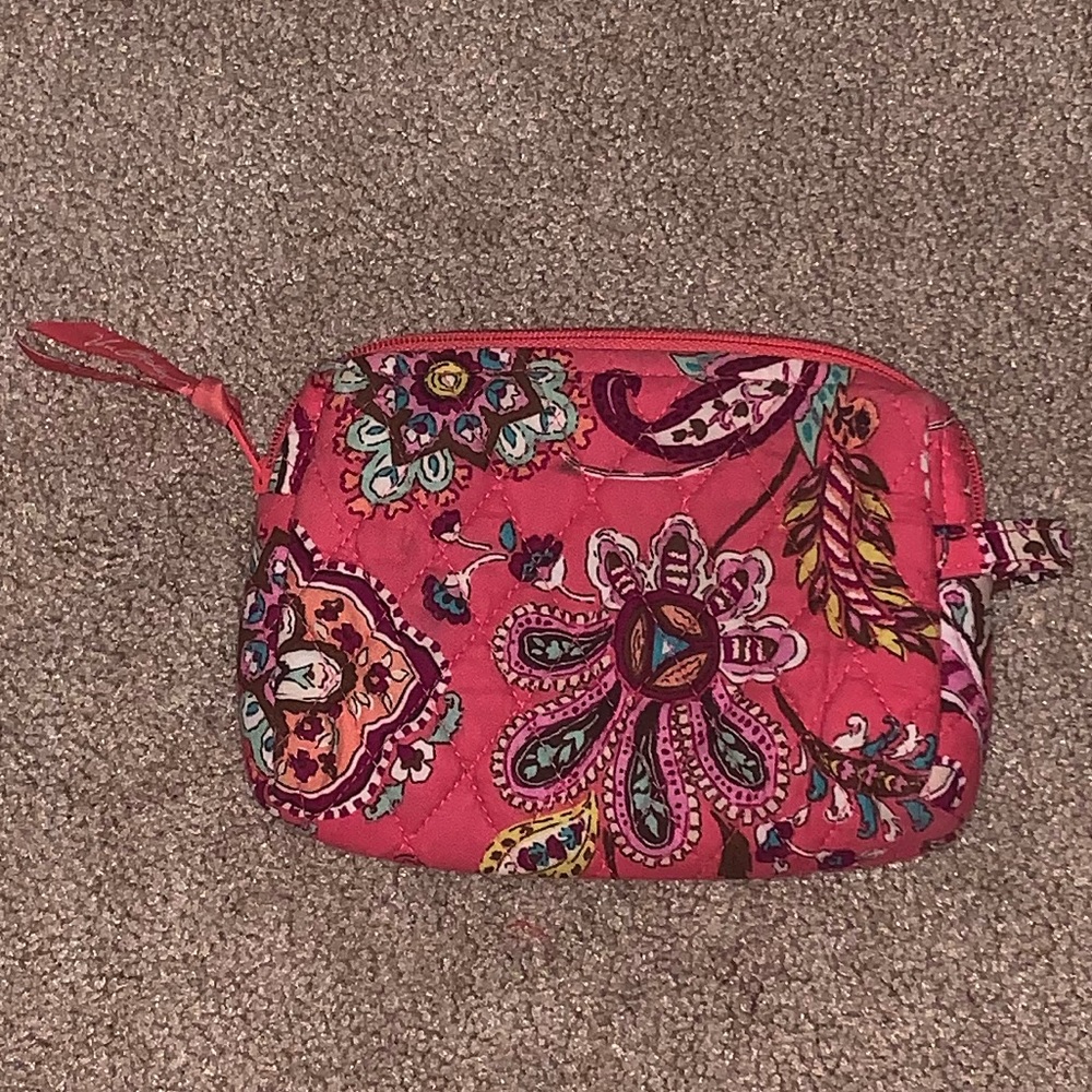 Vera Bradley Small cosmetic bag- Call Me Coral